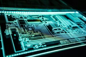 Cybersecurity Trends in 2026 illustration featuring a futuristic digital interface, connected system architecture, cyber defense technology, and advanced network security concepts.