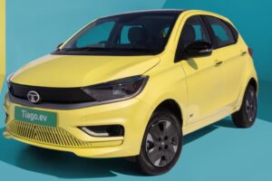 Tata Tiago & Tiago EV Facelift front view