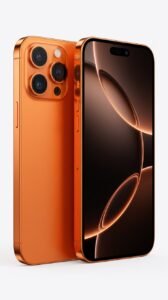 Front and back view of the Apple iPhone 17 Pro showcasing its premium aluminum design and advanced camera module.