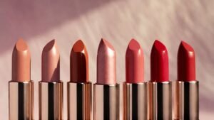 Best lipsticks shades in various colors displayed in elegant lipstick tubes.