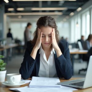 The Stress Behind the Corporate Smile